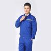 1 Set Men Coat Pants Reflective Solid Color Two Piece Set Autumn Welding Suit Auto Car Repairmen Workshop Mechanic Clothing