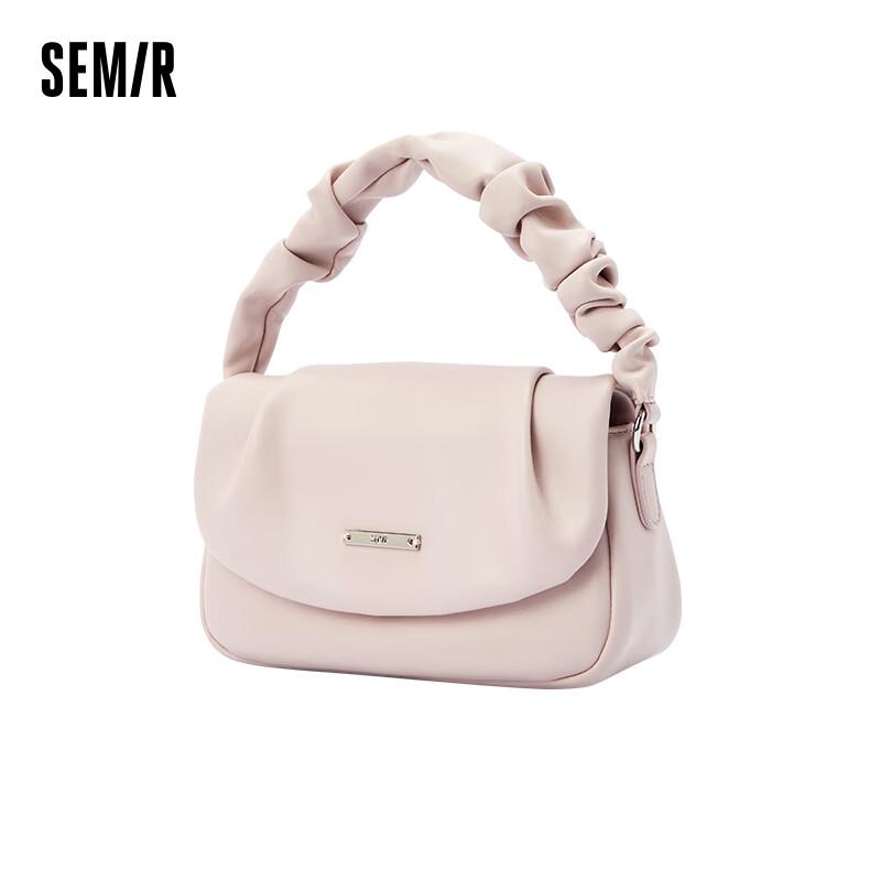 Semir French Pleated Shoulder Crossbody Bag
