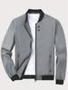 Spring British Style Men's Stand Collar Baseball Jacket - Trendy Casual Fashion