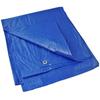Protective Tarpaulin Waterproof Sheet Strong With UV Eyelets Blue 2X3M
