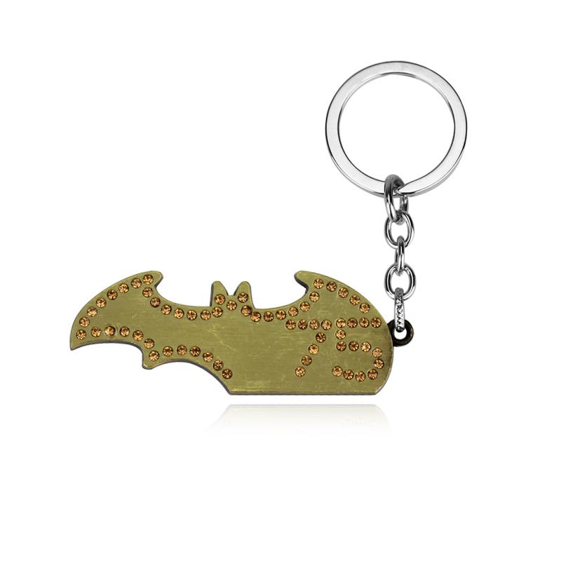 Bat Pendants Keychain Toy Superheroes Movie Jewelry Car Key Ring Bags Accessories for Men Women Fans Gifts Souvenir