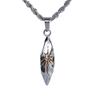 Vintage Vintage Wish Stone Necklace Ins Retro Europe and America Rap Hip Hop Men's and Women's Clavicle Chain Stylish Titanium Steel Necklace