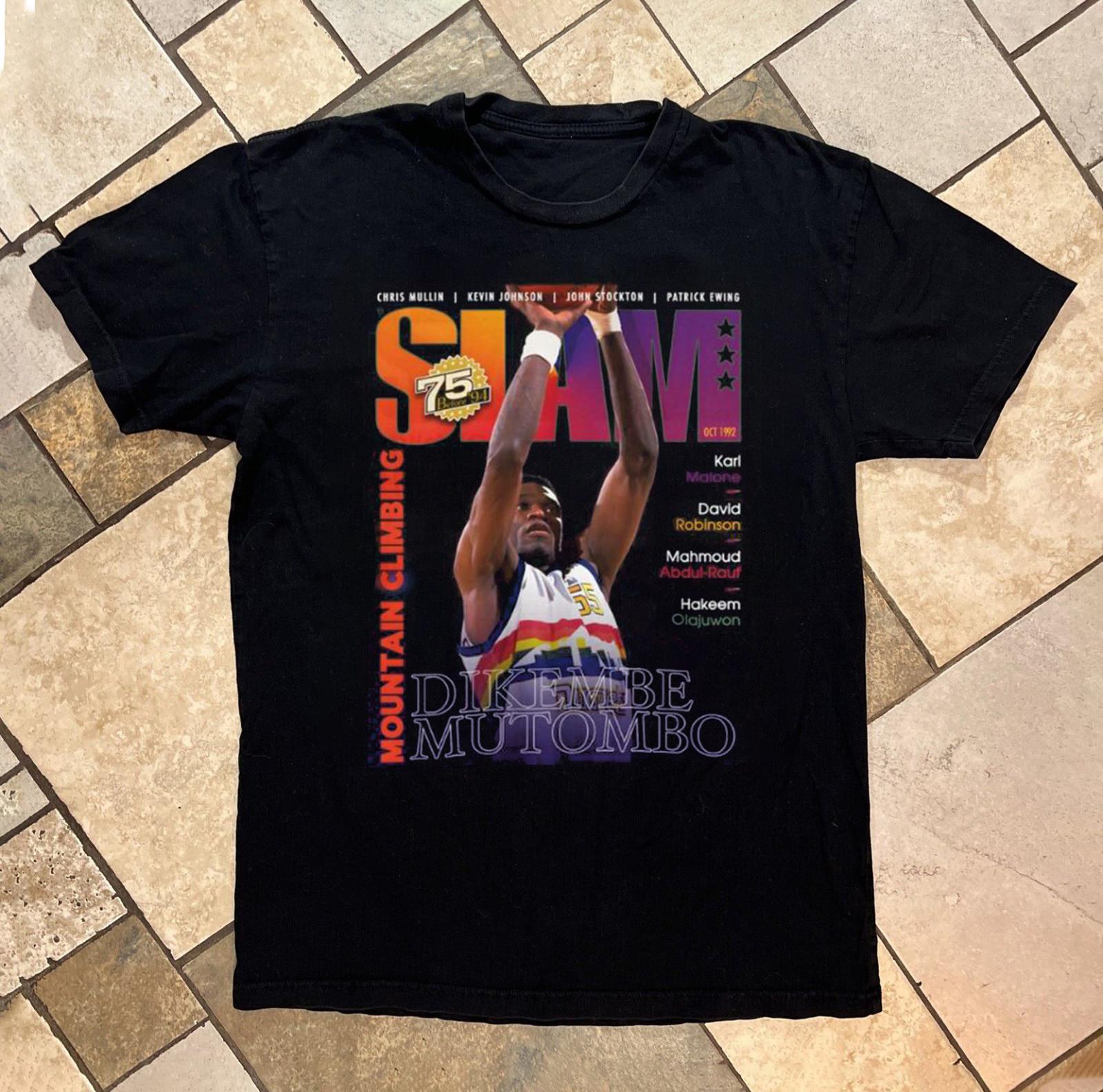 Dikembe Mutombo Graphic Unisex Heavy Cotton T-Shirt Full Size 8D413 S