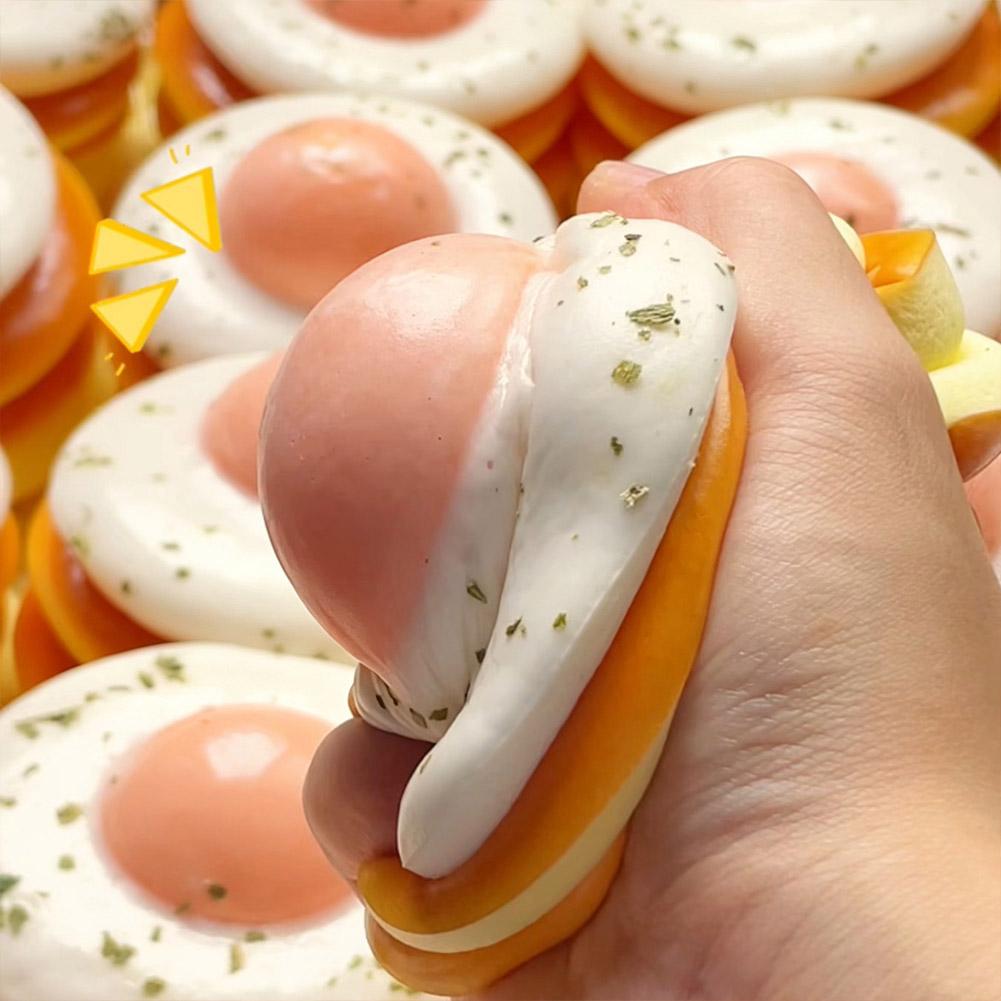 Brot Quetschball Geschenk Squishy Kneten Stressabbau Fidget Sensorisches Spielzeug Simulation Obst Essen, Quetschbälle Für Kinder