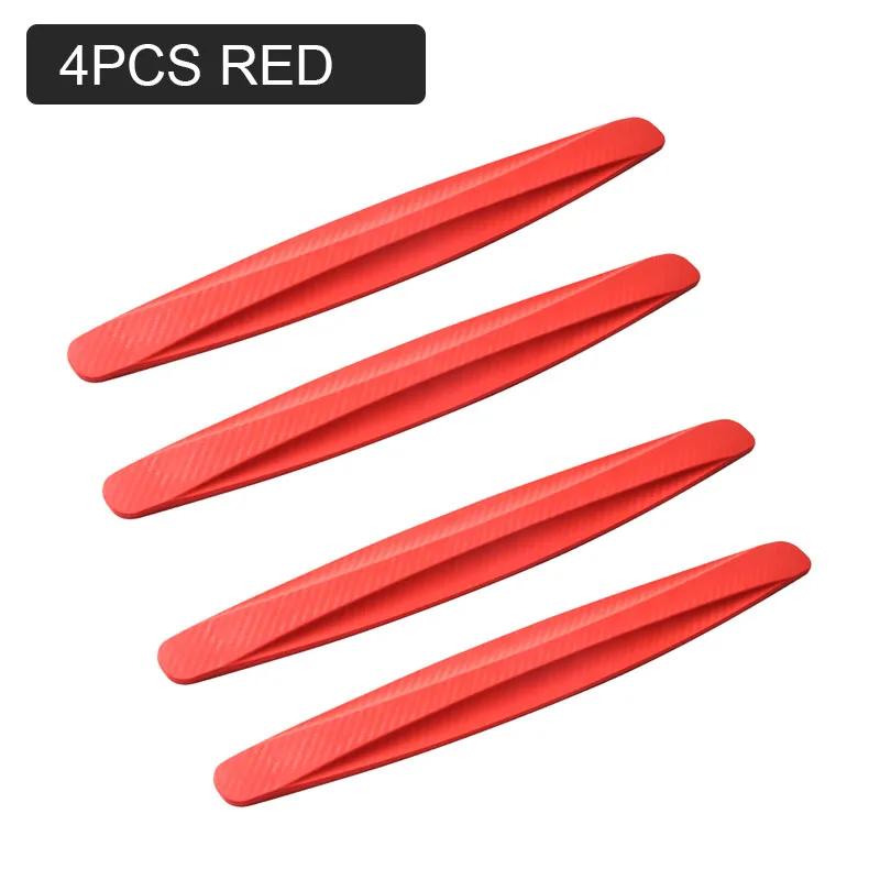 4 ks ochranný pásek na nárazník auta univerzální měkký gumový ochranný pásek na přední a zadní roh auta, ochranný pásek na rty, nálepka