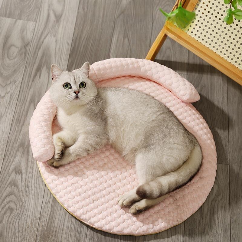 Summer Cat Ice Bean Mat Cold Cat Mattress With Cooling Bite And Scratch Resistant Pet Bed Suitable For Medium Sized Dog