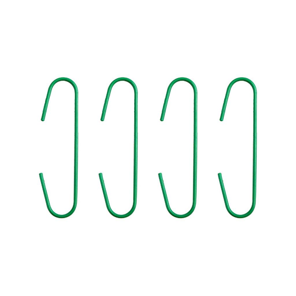 100pcs Christmas Ornament Hooks Metal C-Shaped Hook Holder Christmas Tree Ball Pendant Hanging Decoration for New Year