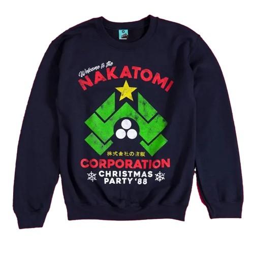 Die Hard Unisex Adult Nakatomi Corparation Christmas Sweatshirt