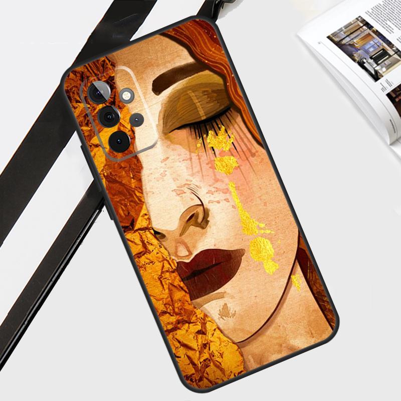 Gustav Klimt Art Case For Samsung Galaxy A12 A22 A32 A52 A56 A36 A26 A16 A06 A54 A34 A14 A13 A53 A15 A35 A55