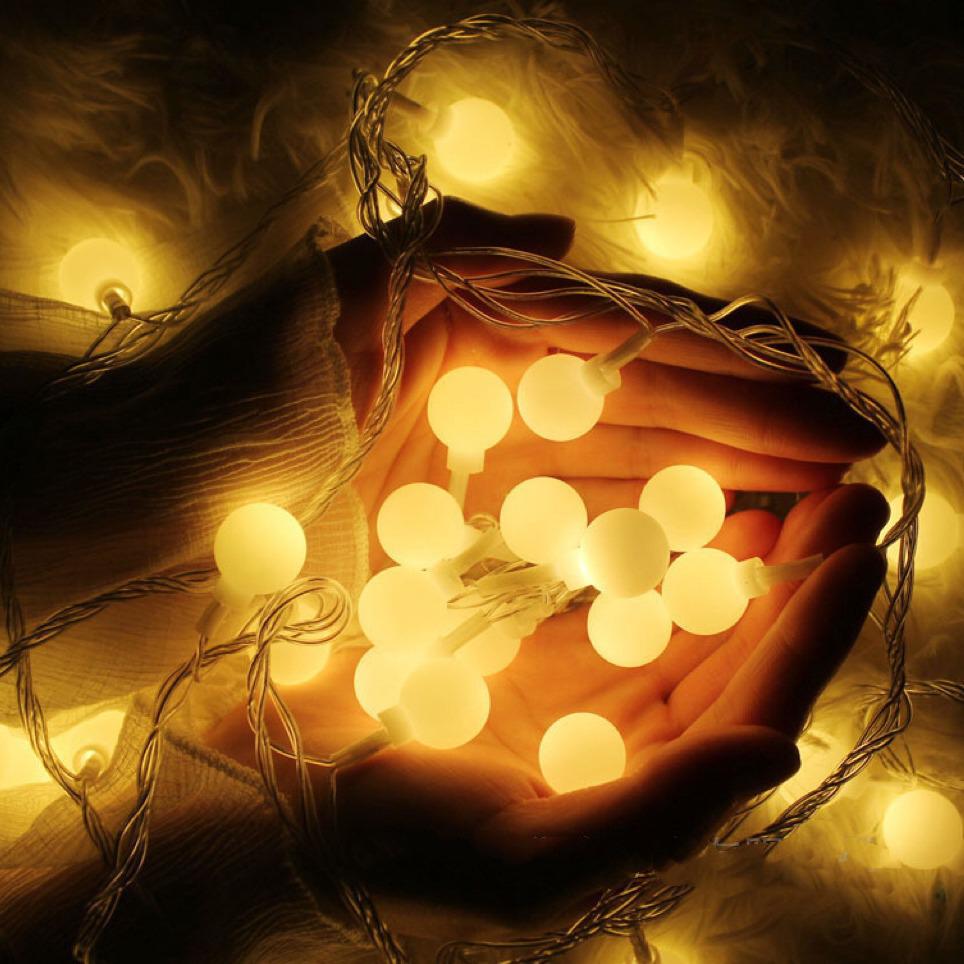 Wasserdichte LED-Lichterketten für den Außenbereich zum Campen & für Weihnachten