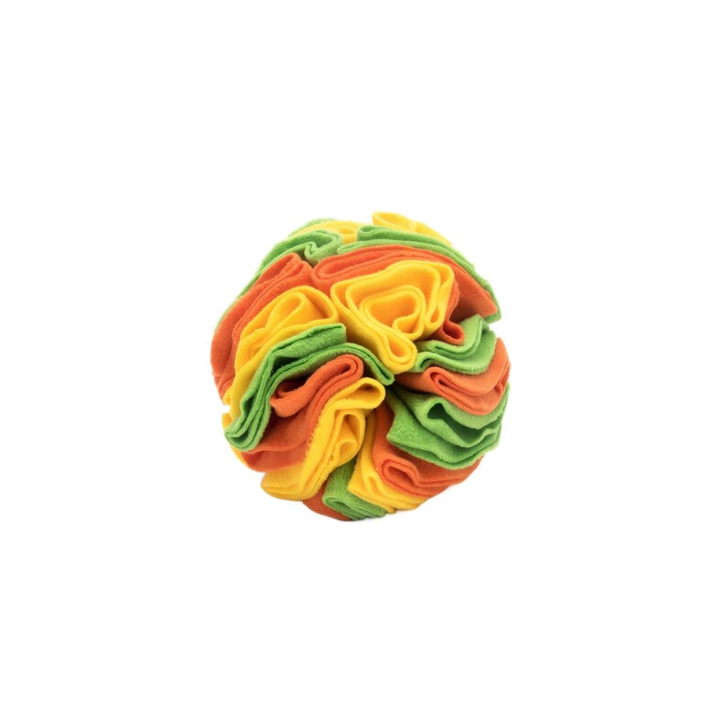 Interactive Snuffle Ball for Dogs Pet Sniffing Toy Slow Feeder Treat Puzzle Ball Durable Soft Material Enrichment Activity for Pets