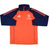 adidas Чоловіча спортивна куртка з капюшоном на блискавці з довгим рукавом Manchester United Jackets IT2016