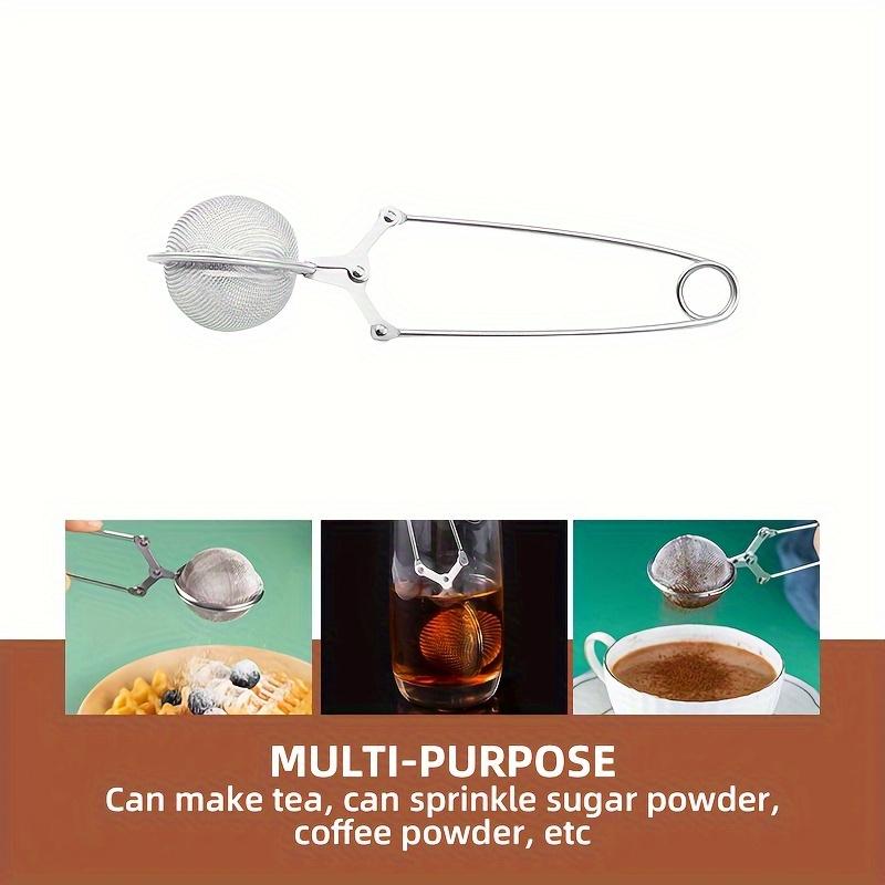 Stainless Steel Handheld Sugar Powder Sifter, Baking Powder Shaker, Mini Flour Sifter, Cake Milk Tea Cocoa Powder Sifting Tool