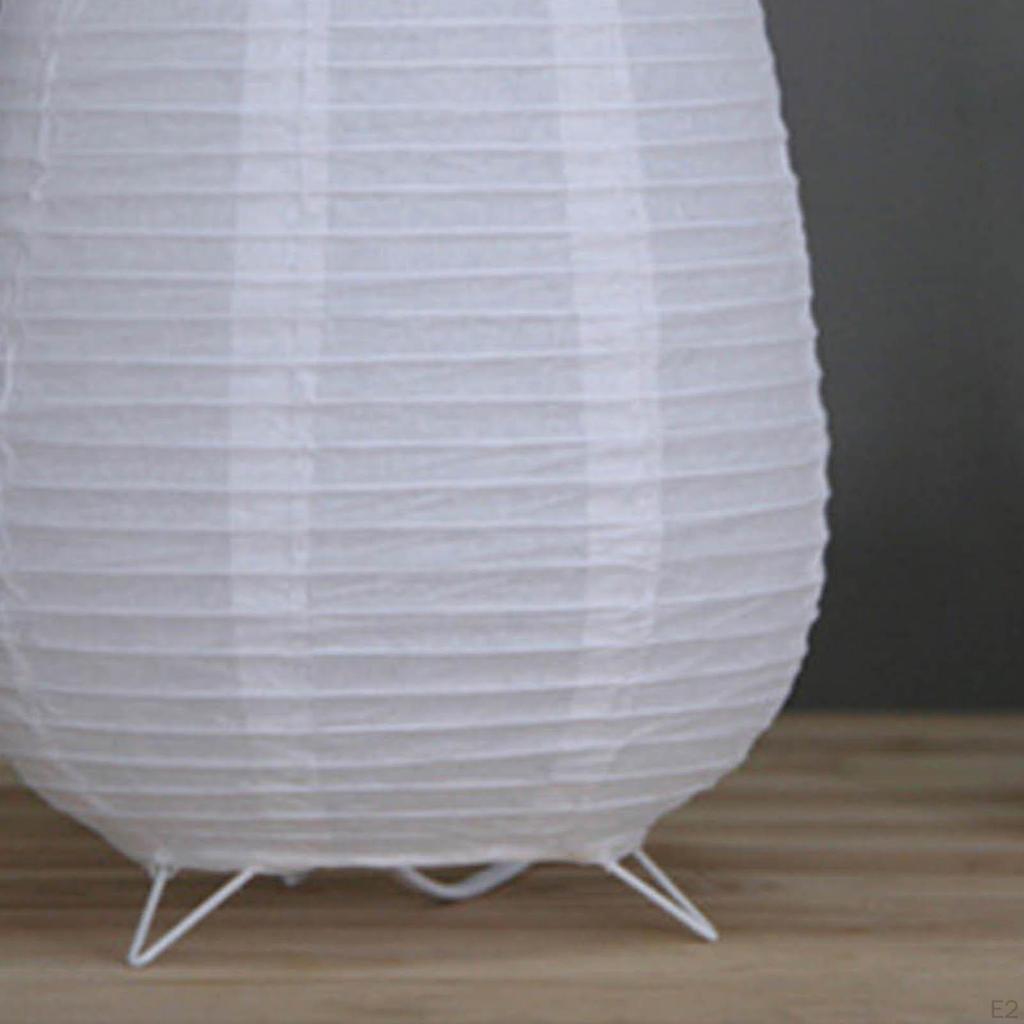 Chinesisches Design Weiße Papierlaterne Lampenschirm Schreibtischlampenschirm, Hochzeitsfeier Dekoration Zuhause