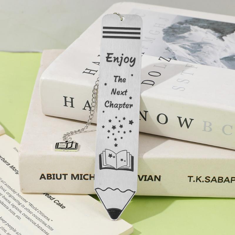 

Personalized Book Mark Stainless Steel Metal Bookmarks Gift For Good Friends Collection Stationery School Supplies