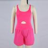 Women's Tight Sports High-waisted Fashion Color Jumpsuit Yoga Shorts