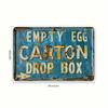 1 Piece Retro Metal Tin Sign Decorative Painting 8x12 Inch Office Living Room Patio Wall Decor