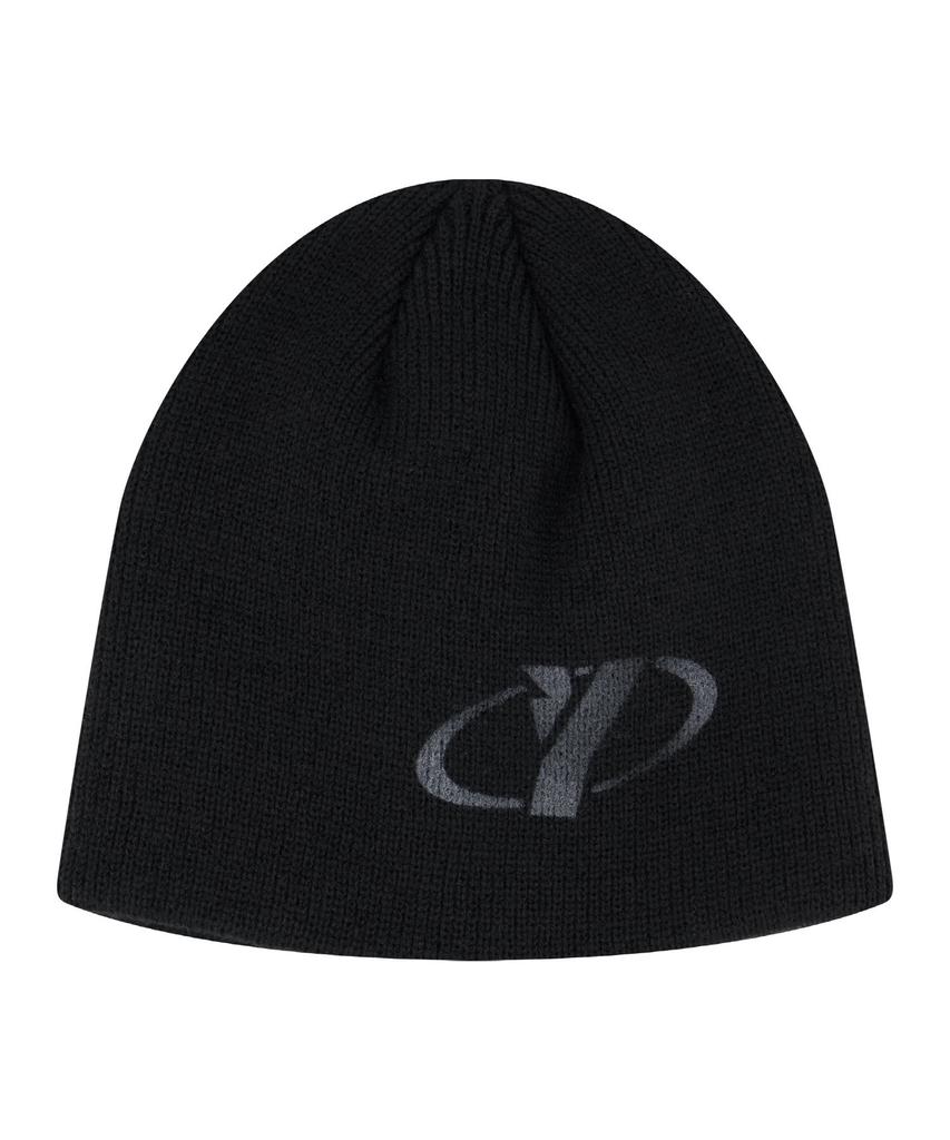 Yuibeu Logo Beanie Simple Black