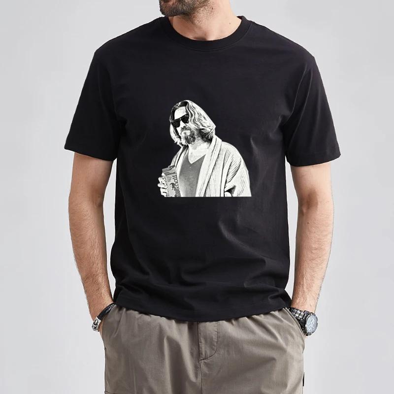 Men Women TShirts The The Big Lebowski The Dude Abide Walter The Jesus Artsy Awesome Artwork Print Tops Unisex Summer XS-4XL
