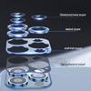 Camera Lens Protector For iPhone 14 Pro Max 14 Plus Luxury Aluminum Alloy Eagle Eye Protective Ring Paste Cover