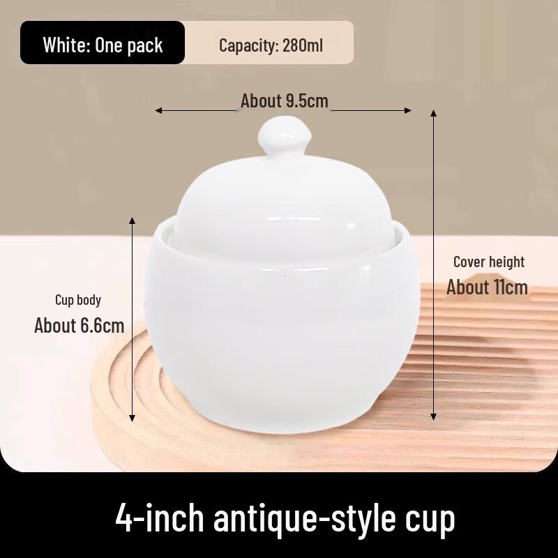 Ceramic Double Boiler Stew Pot with Lid