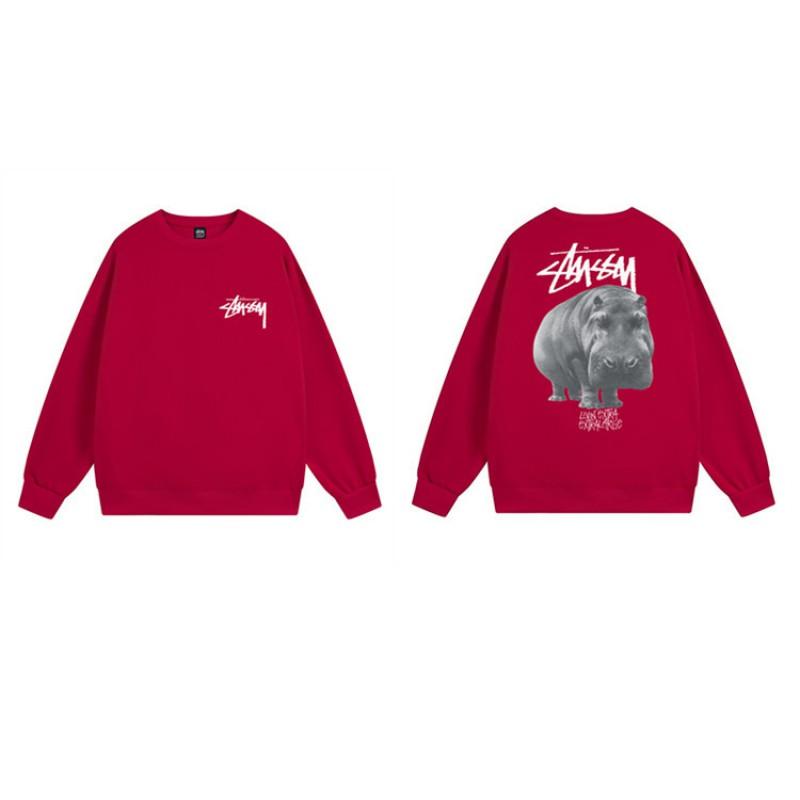 Unisex Oversized Crewneck Fleece-Lined Cotton Sweatshirt With Dice Letter Print Winter Casual Wear