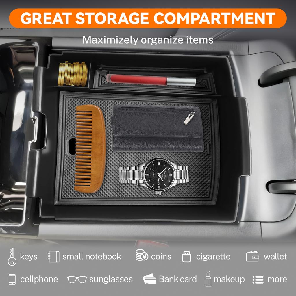 For Hyundai Tucson NX4 Facelift 2025 2026 Armrest Storage Box Center Console Organizer Container Pallet Holder Tray Accessories