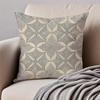 Retro Geometric mosaic tiles Cushion Cover Pillowcase Antidustmite Invisible Zipper Short Plush Sofa Cushion