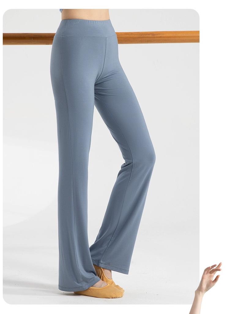 Pantaloni de Dans Clasic Chinezesc Modern pentru Femei - Micro Flare Îmbrăcăminte Profesională de Antrenament