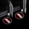 Car Door Projector Lamps Auto Logo Lights For Jeep Grand Cherokee Wrangler JK Gladiator Compass Renegade Wagoneer Avenger Recon AJP1