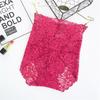 1Pc Fashion Women High Waist Plus Size Panties Lace Mesh Floral Transparent Briefs Underwear Solid Seamless Underpants Lingerie