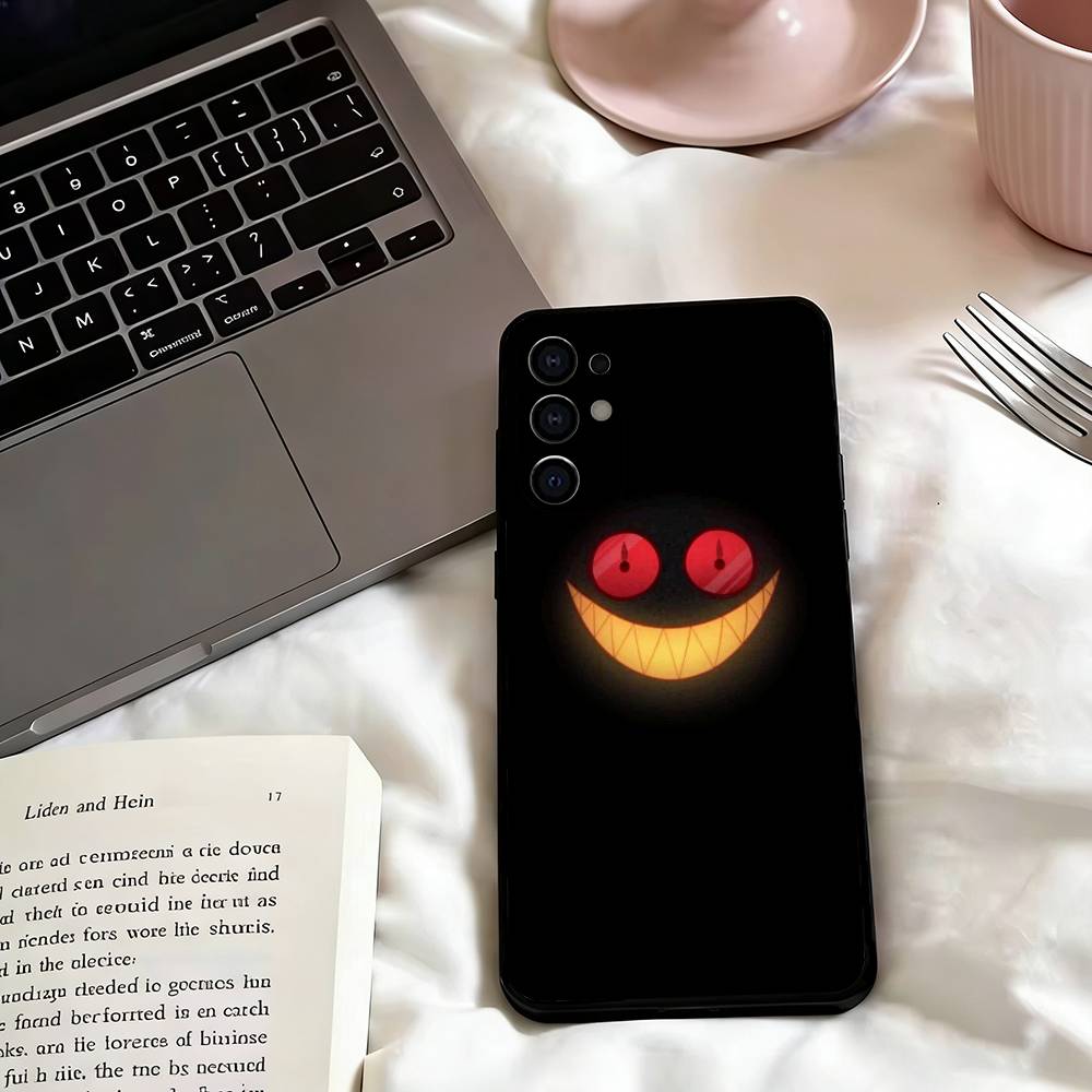A-Alastor H-Hazbin H-Hotel Phone Case For Samsung S25,S24,S21,S22,S23,S30,Ultra,S20,Plus,Fe,Lite,Note,10,Black Cover