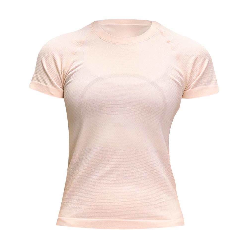Women's Seamless 2.0 Yoga T-shirt - High Elastic, Tight-fitting Short Sleeve for Fitness & Jogging