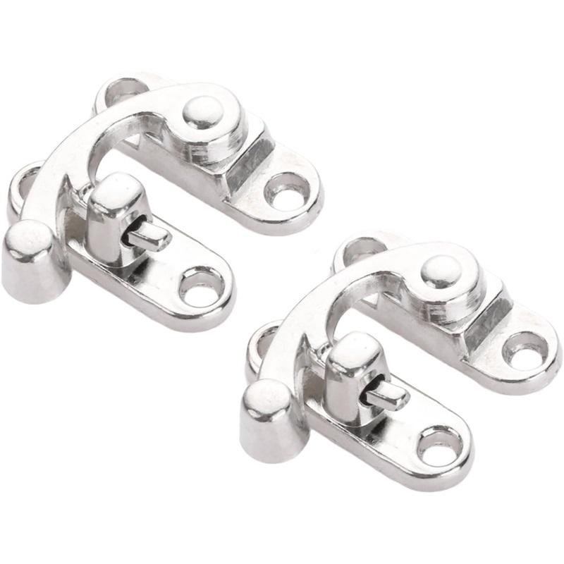 2 ks vintage háček, starožitné bronzové západky na krabici, malá spona s rohovým zámkem pro dřevěnou šperkovnici, dárkové pouzdro na víno, se šrouby