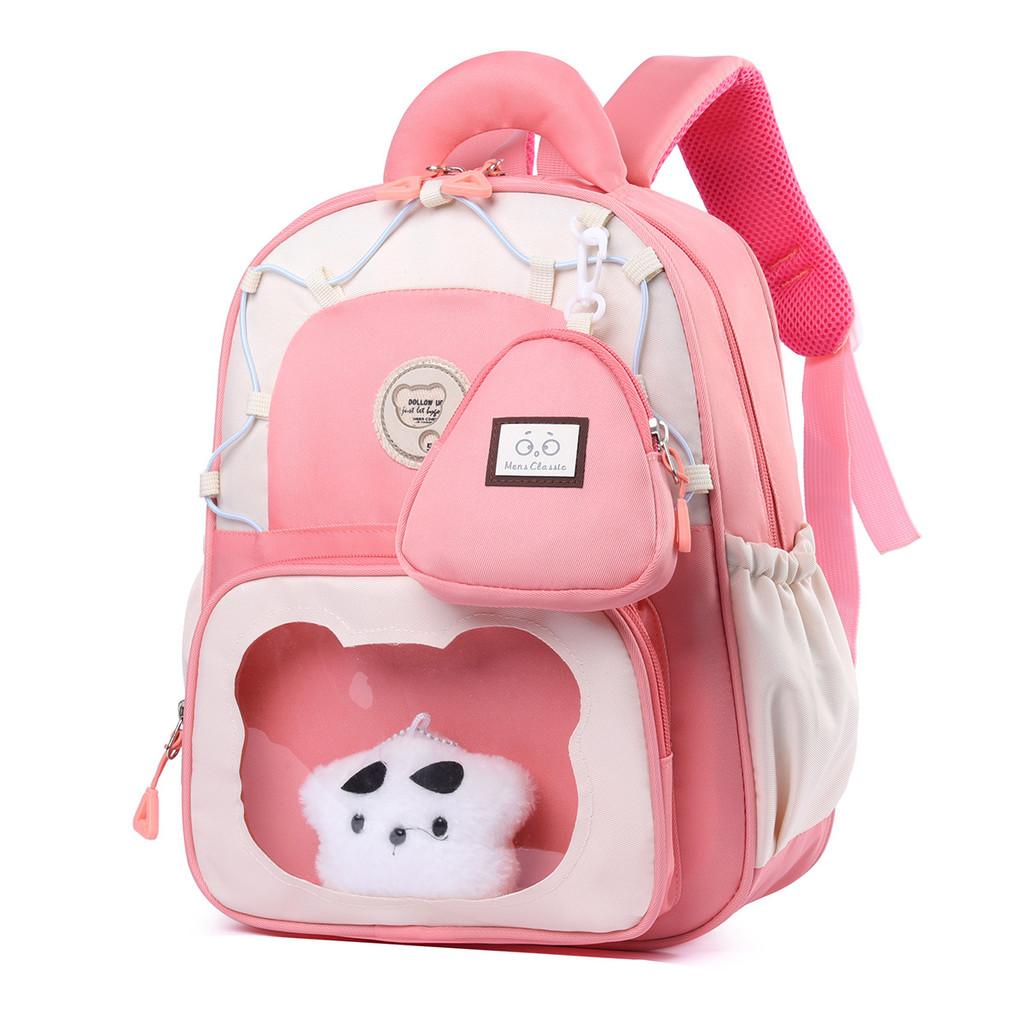 Bag Soft School Polyester Lining Simple Design Middle Class Children Travel Bags