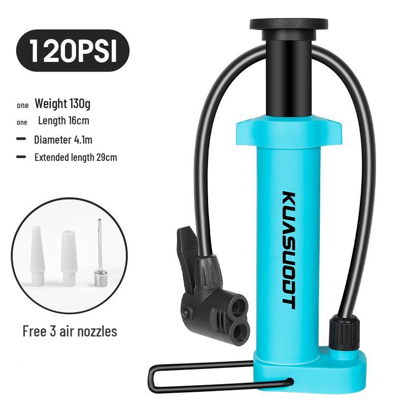 

Mini Electric Foot Pump for Scooters, Bicycles, and Basketballs with Pressure Gauge