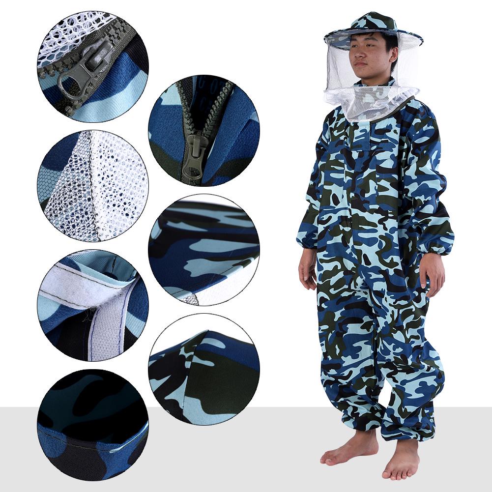Professional Beekeeping Protective Suit Beekeeping Beekeeper Protect Equipment(XL)