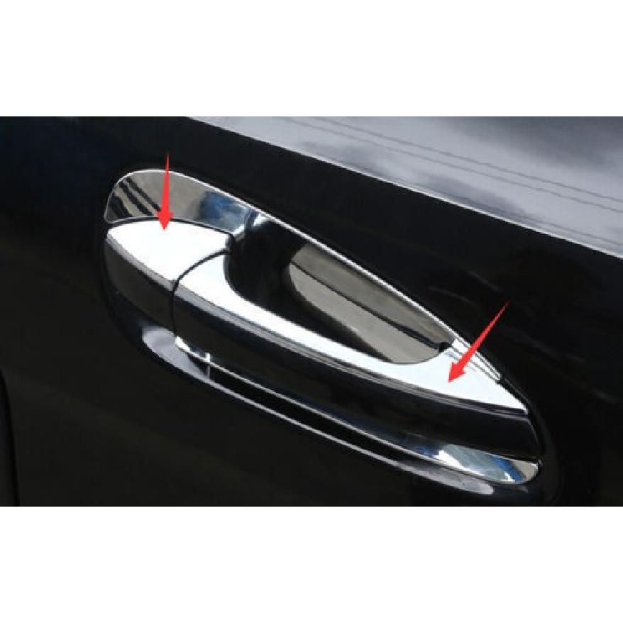 Chrome 8pcs Cover Trim Exterior Side Door Handle Fit For Benz GLE GLS 2016-2019