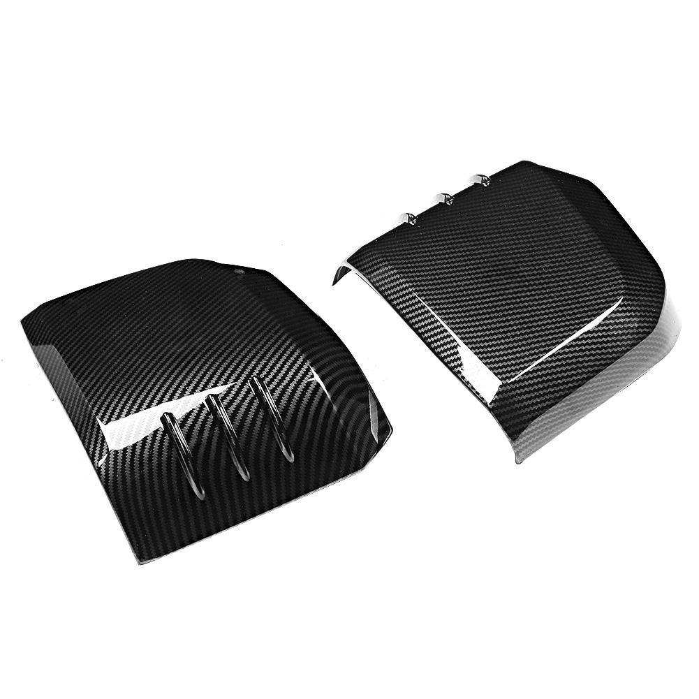 

2 шт. Автомобильное зеркало заднего вида, корпус из углеродного волокна, подходит для Hiace 2019