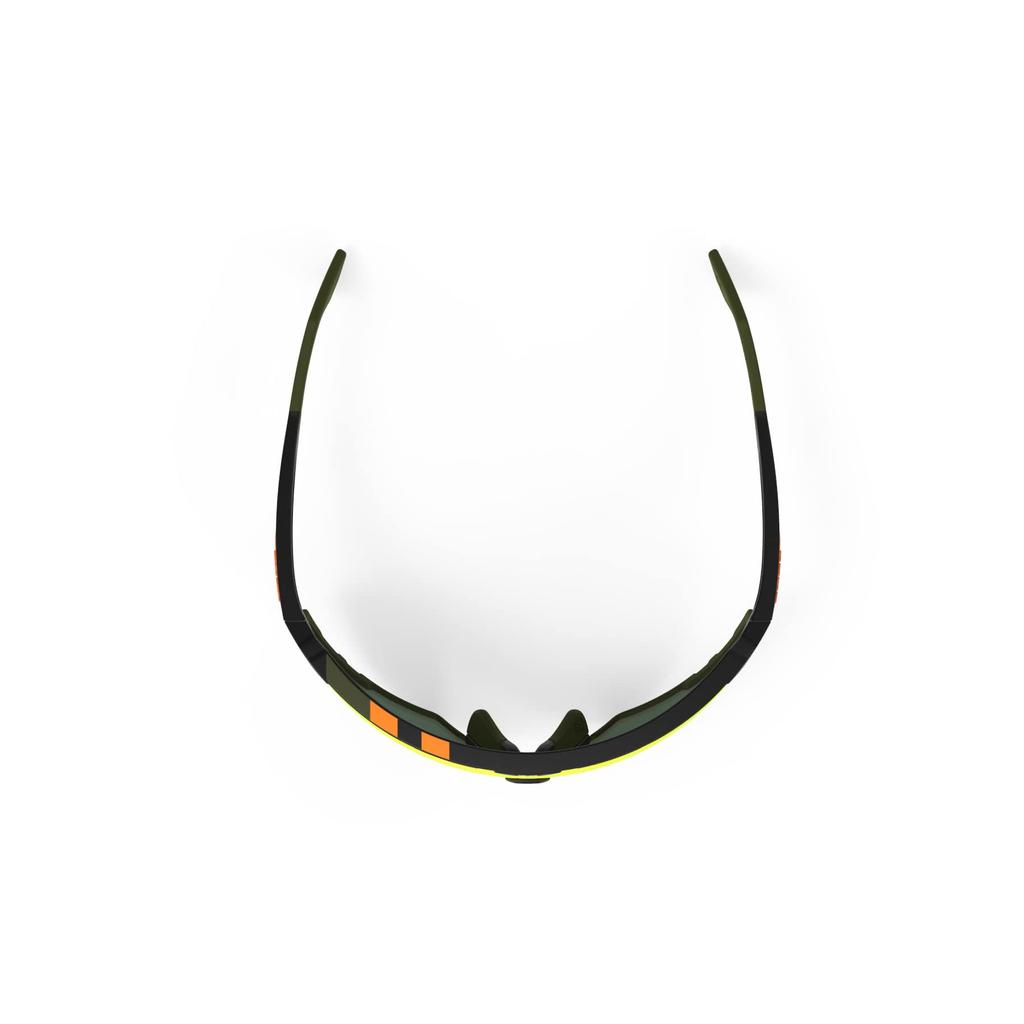 Rudy Project DEFENDER Sports Black Matte Orange Sunglasses, Frame, Multi-Laser Lenses, SP524006-0020