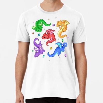 Edelstein Drachenmuster S bis 5XL Hergestellt in AU/USA T-Shirt