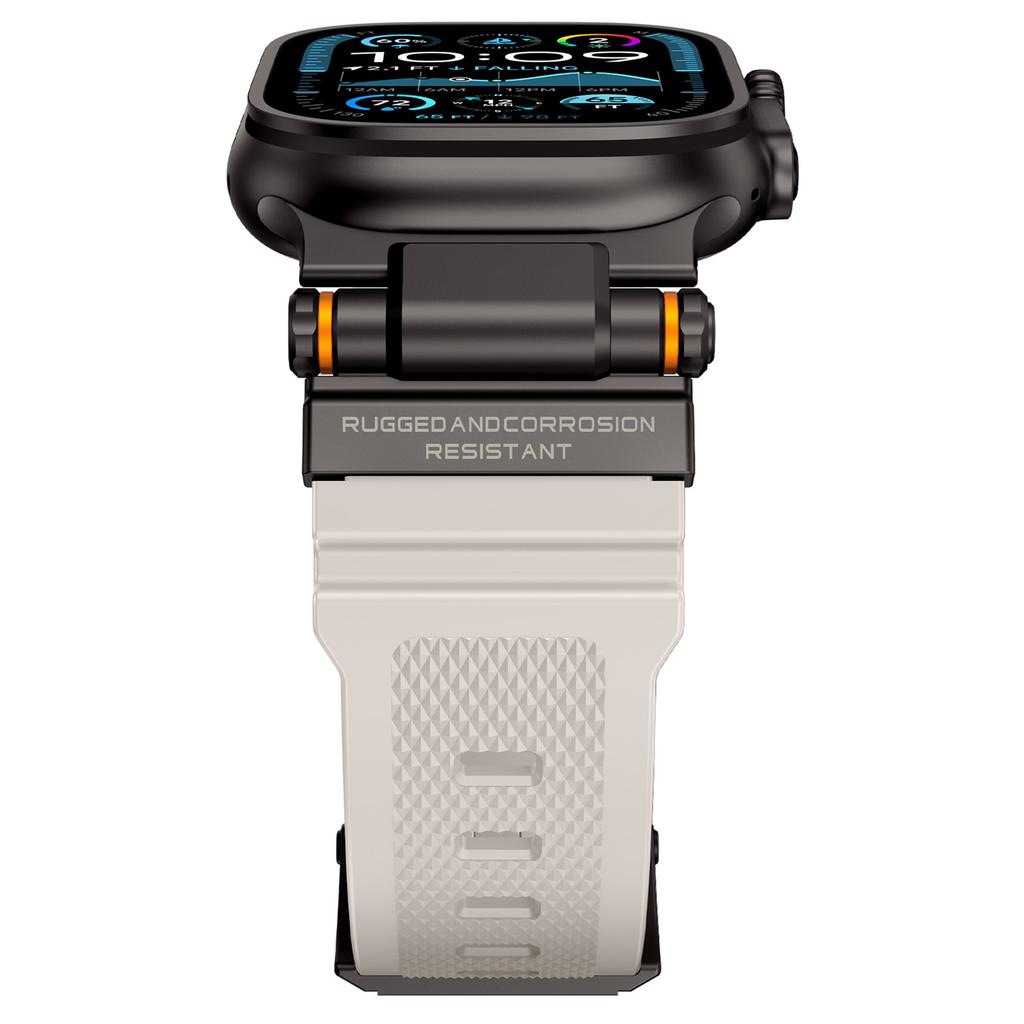 Watch Strap for Apple Watch Ultra 3 2 1 49mm/Series 11 10 46mm/9 8 7 45mm/SE3 SE2 SE 6 5 4 44mm/3 2 1 42mm Silicone Band with Black Connector