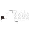 Free The Tone FA-0905D-JA Adapter (DC9V500mA) + CP-FS4 4-Way DC Power Splitter Cable Set
