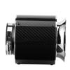 Carbon Fiber Air Filter 76mm Automotive Carbon Fiber Texture Air Filter Filtering Area (M)