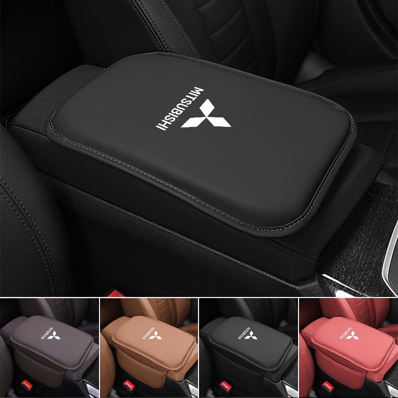 gzbf5 PU Leather Car Armrest Box Mats Auto Center Console Covers for Mitsubishi Outlander ASX Fortis Lancer Pajero Sport Eclipse Cross
