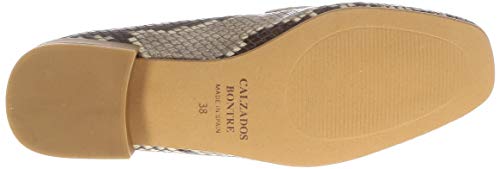 Bontre Women's Square Toe Coin Loafers, Size 22.5cm, 2E, Multicolor, 02101