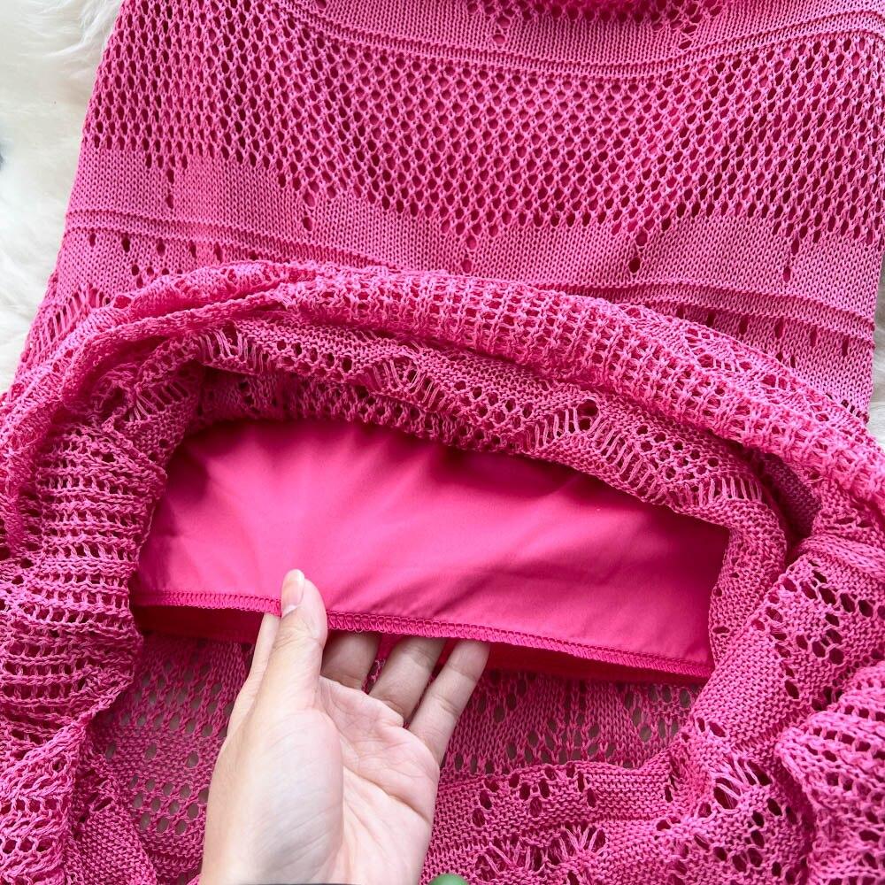 Autumn and Winter New Korean Medium-length Paragraph Elastic Hip Hook Flowers Wisp Niche Irregular Half-body Skirt