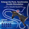 App Control Penis Sleeve Vibrator Ejaculation Delay Cock Ring G Spot Stimulation Couples Adult Sex Toys For Men Women 18+