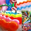 Frcolor Spiral Balloons, Long Balloons, Twist Balloons, Balloon Art, Magic Twist Pencil, Elongated Set, Party, Birthday, Wedding, Event, Decoration, B