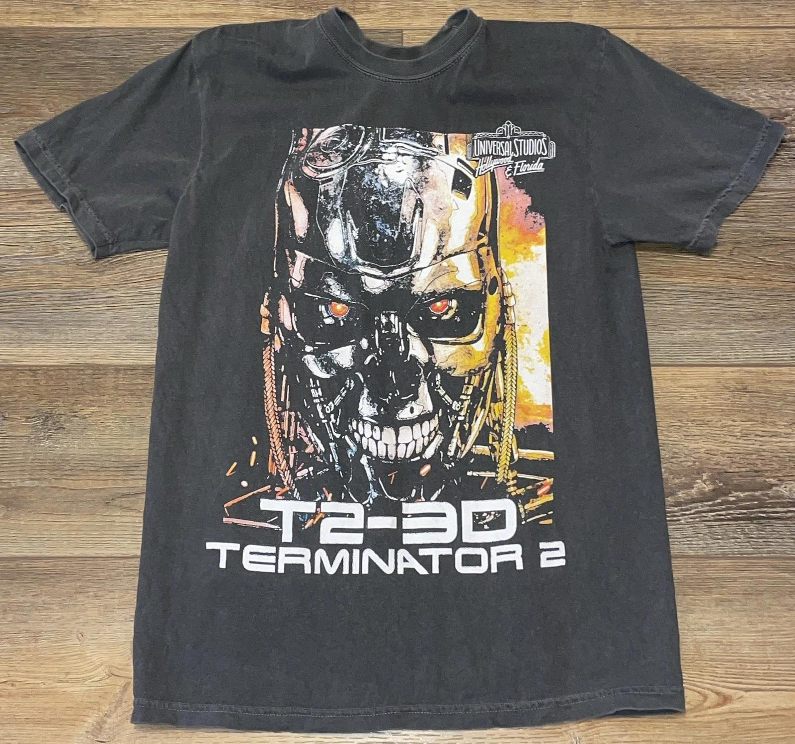 

Universal Studios Terminator 2 T2 3-D Tee Shirt Mens T-Shirt Tee Top Unisex 4XL
